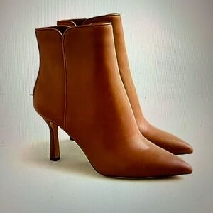J. Crew Pointed-toe Ankle Boots in leather